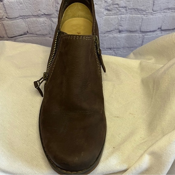 Hush Puppies Women's Mazin Cayto Ankle Boot Dark Brown Nubuck 8.5M - Picture 13 of 15